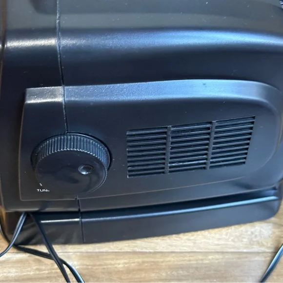 Portable Black TV Radio Combo